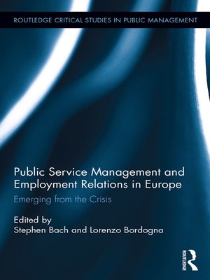 cover image of Public Service Management and Employment Relations in Europe